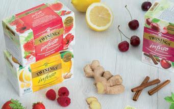 La nuova linea di infusi Twinings, combinazione di gusto e benessere 100% naturale