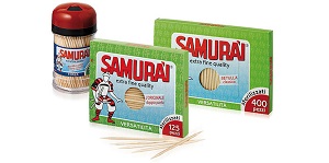 I fondi salvano gli stuzzicadenti Samurai