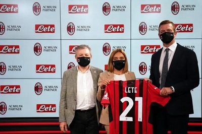 Ac MILAN e Acqua Lete annunciano una nuova  partnership