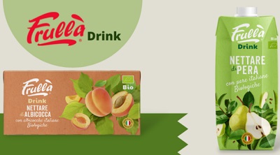 Frullà Drink, la prima linea di nettari e succhi in pack biodegradabile