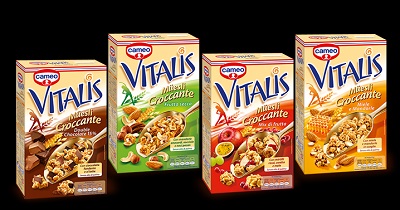 Vitalis Cameo, nuove referenze müesli e rinnovata grafica