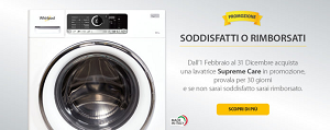 Whirlpool Supreme care: soddisfatti o rimborsati