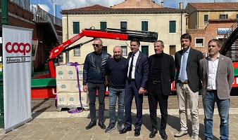 Coop Alleanza: consegna merce in laguna a impatto zero