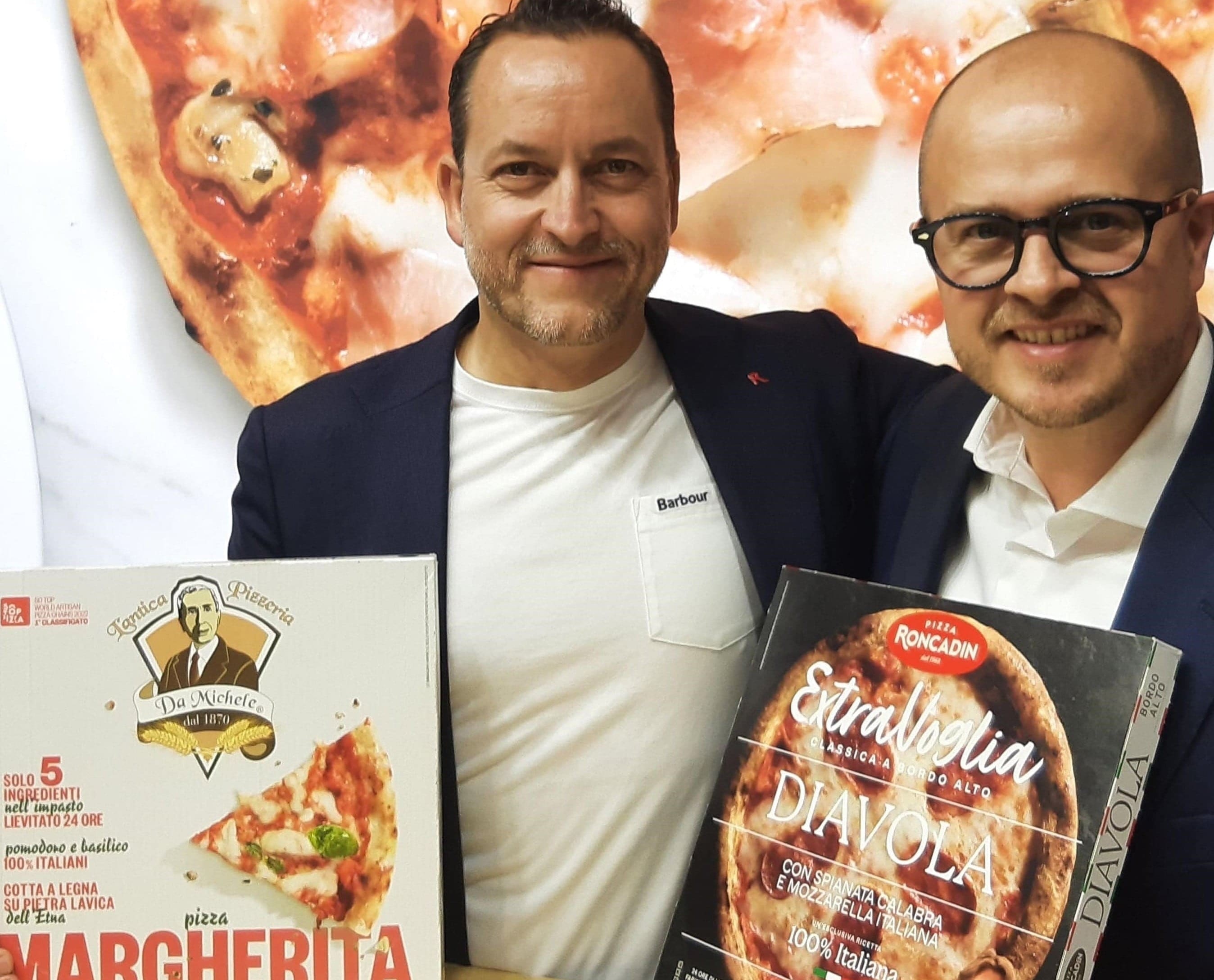 Pizza fresca e surgelata, marinara o margherita. Roncadin anche a tutta Pinsa