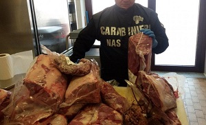 Nas: maxi-sequestri di carne a Padova e Udine