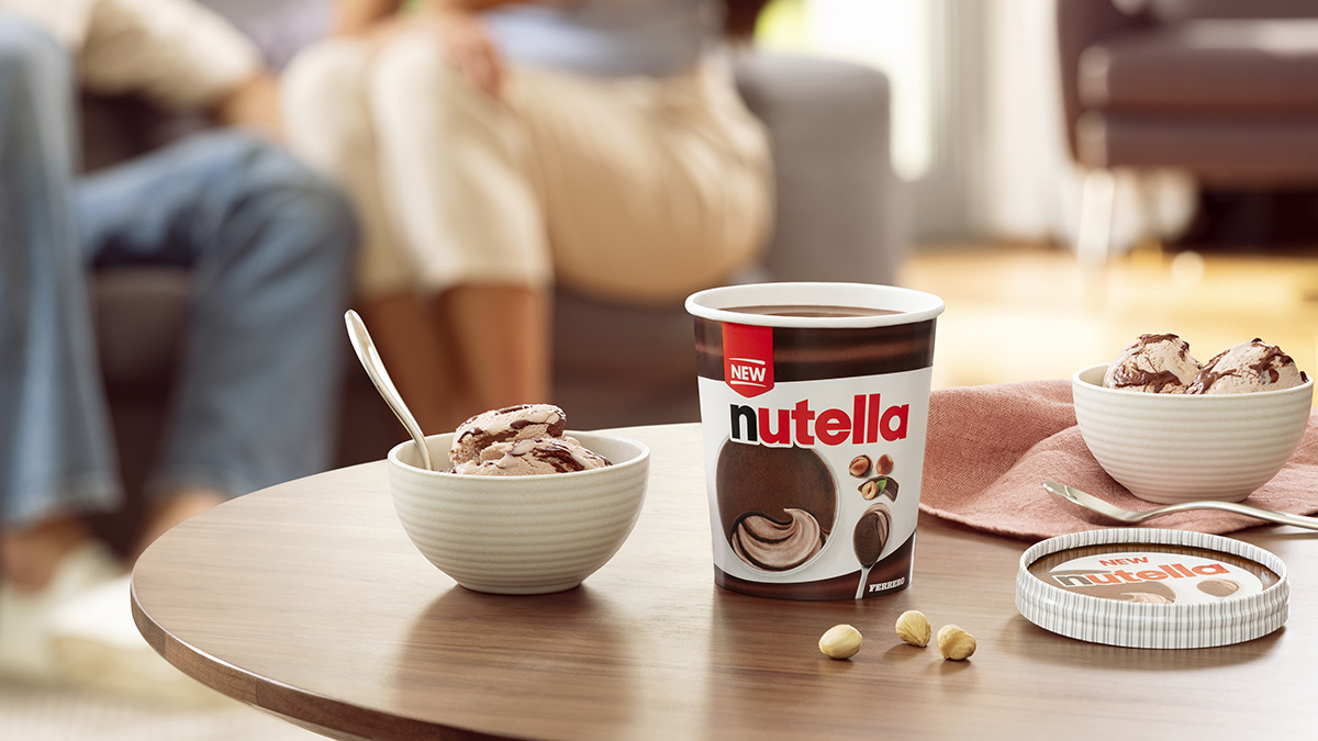 Ferrero lancia il nuovo gelato Nutella Ice Cream