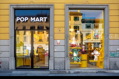 POP MART apre il suo primo negozio in Italia