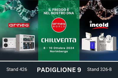 Arneg e Incold assieme a Chillventa 2024