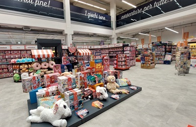 PRG Retail Group: nuovo store multiformato a Modena con Toys Center e Bimbostore