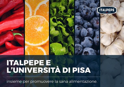 Italpepe e l’Università di Pisa promuovono  un’alimentazione sana e consapevole