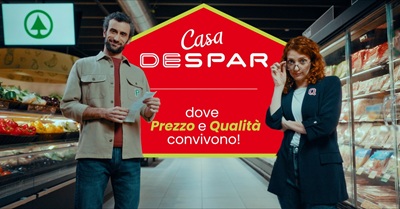 Despar torna in comunicazione con il nuovo flight della campagna “Casa Despar”