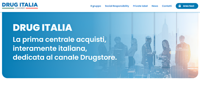 Il Consorzio Drug Italia lancia il nuovo sito aziendale